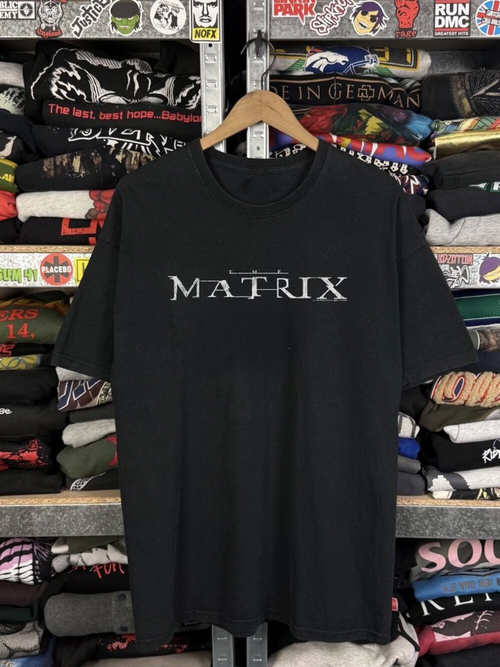 1999 The Matrix Promo Washed Black Tee